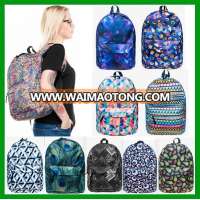 Hot Sale Fashion Unisex Canvas Teenager Book Campus Travel Backpack 3D Digital Printing School Bag Wholesale